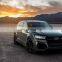 Материал из углеродного волокна Runde или ФРП для тюнинг - комплекта кузова Audi Q7 в стиле ABT: передний бампер, задний бампер, боковые юбки, брови колесных арок 2016 - 2019 годов
