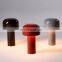 Modern Simple Unique Design Nordic Light Luxury Cute Mushroom Shape LED Night Light Table Lamp