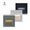 Waterproof Outdoor LED Stair Step Light 3W PIR Motion Sensor Recessed Wall Corner Light