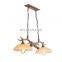 Polyresin/classic resin chandelier Staghorn restaurant retro personality creative decoration restaurant bar table lamp American