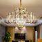 2022 Hot Sell Nordic Style Modern Light Luxury Stainless Steel Chandelier Lighting fixture for Decorate Bedroom Living Room