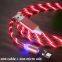 Hot sale products cable Flash 360 Magnetic Charging Cable 3 In 1 Head Usb for phone Date cable