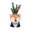 Ins Hot Sold Cute Small Animal Ceramic Succulent Planter Pot Bonsai Plant Vase Cactus Flower Pots With Drain Hole