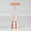 Eco-friendly Metal Barber Stainless Steel Rose Gold Double Edge Blade Reusable Safety Razor Shaving Set Stand for Men