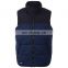 Men's Padded Vest Hot Stylish Blue Custom Puffer Vest for men