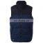 Men's Padded Vest Hot Stylish Blue Custom Puffer Vest for Men