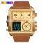 Original manufacturer wholesale big wrist watch brand Skmei 1584 support OEM logo customized dual movement quartz watch