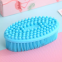 Factory Vegan The Shop Hair Strawberry Silicone Soft Skin Brushing Sisal Dry Wholesale Body Massage Brush