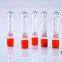 Вакуумная пробирка для сбора крови, вакуумная трубка, Vacutainer с красной крышкой, вакуумная пробирка для крови, обычная пробирка, без добавок