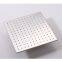 LED shower head polished rain showerhead in 304 stainless steel size 30x30cm