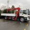 6-wheeled Isuzu on-board lifting and transportation vehicle
