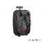 Party Dj Stage Led RGB Light Loud Outdoor Wireless Hifi Super Bass Multi-function Karaoke Trolley Speaker