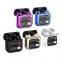 New Arrived LCD Touch Screen ANC And ENC Noise Cancelling Earphone TWS Earbuds with digital LCD touch control screen