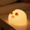 Cute Silicone Nursery Night Light Rechargeable Animal lamp Bedside Lamp with Touch Sensor for Bedrooms Living Room