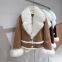 Fox fur big collar thick goose down down jacket fur one-piece coat women's winter short fur