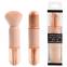4 in 1 Cheap Pocket Makeup Brushes Piece Travel Multi Use Mini 4pcs Cosmetics Tool Synthetic Soft Hair All in One Makeup Brush