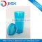 Bulk colorful double wall BPA free straight plastic insulate straw mug