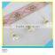 Hotfix Clear Glass Beads Patch "LOVE" Design Rhinestone Applique 6x20cm