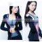 (OEM/ODM Factory) Woman Sport Stretchy Sweatshirt Fitness Gym Running Yoga Jacket