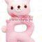 Plush Animal Toy with Alphabet/Soft Toys for Baby Learning Letter/Stuffed Animated Toy Rabbit Dog Cat with Alphabet Shaped