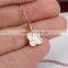 Wholesale fashion silver 925 lady butterfly pendant setting artificial stone jewelry