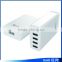 Hot universal quick charger 2.0 smart wall usb charging station, travel usb desktop charger, 4 5 port with uk us au eu plug