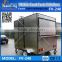 CE Approved Customized Mobile Fast Food Cart/mobile food car/BBQ Trailer for sale