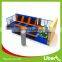 Small Indoor Kids Trampoline With Foam Pit And Climbing Wall