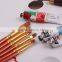 Free Sample 6pcs Set Wood Handle Filbert Shape Nylon Hair Artist Brush In Stock