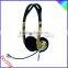 Mutimedia Popular Style Cute Light Weight Small Hi-Fi Stereo Headsets for PC and Gaming with Microphone and Volume control