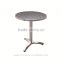 Modern style stainless steel aluminum alloy leg coffee table