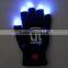 New Design Party favor Cotton led Flashing glove Glow in the dark gloves