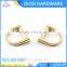 D ring shoe accessories metal buckle for lady boots decoration shoe buckle