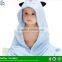 colorful hooded baby towel bamboo