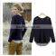 2015 spring fashion female long sleeve base shirt big yards