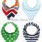 High quality cotton muslin bib baby bibs bandana