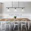 Contemporary Soft Glow 3 Lights Chandelier Lighting for Kitchen Island