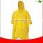 colorful vinyl rain poncho without sleeve for kids