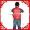 red plastic safety vest