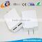 White plastic 5v fast usb home charger power adapter