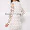 Fashion Long Sleeve Eyelash Lace Overlay New Model Women Dress Model