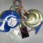 Classical horn 12v electric magic snail horn blue and white plastic snail horn