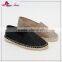 China wholesale factory directly sale jute sole flat shoes espadrille shoes