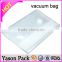 YASON nylon lldpe plastic vacuum food packaging bag vacuum sealer bags embossed texture on one side alumium vacuum fish pouch
