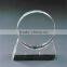 high quality crystal glass plaque/block, clear blank crystal awards and trophies