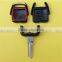 2 buttons remote blank key shell for Opel car with light and left blade no logo