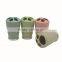 Plastic pink bath accessory toothbrush holder