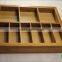 adjustable bamboo tool storage box for household