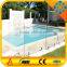invisible pool fencing used cheap clear toughened glass/pool fence tempered glass
