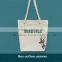 Shoulder eco organic canvas tote cotton bag